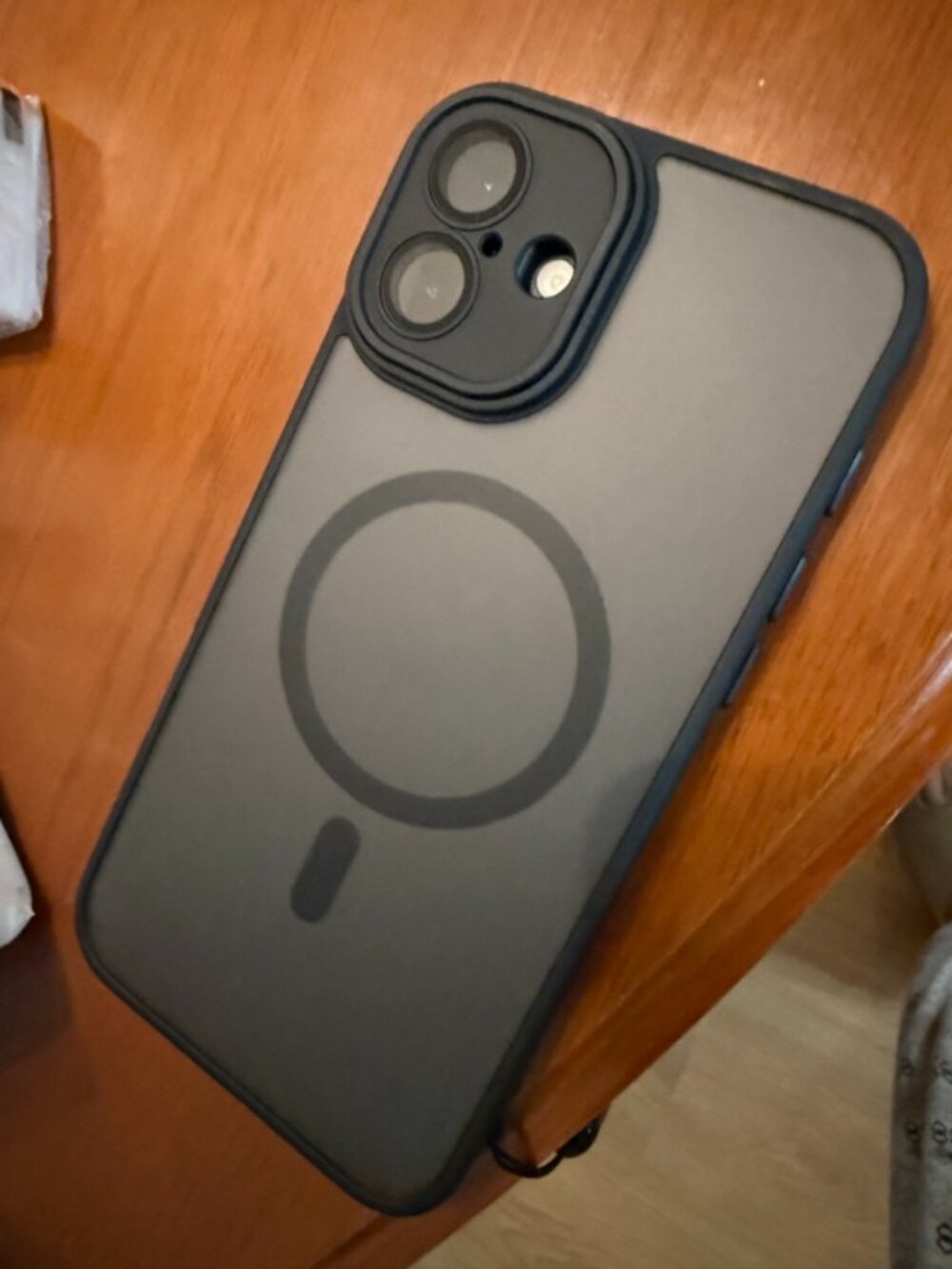 Matte Black Magnetic Frosted iPhone Case